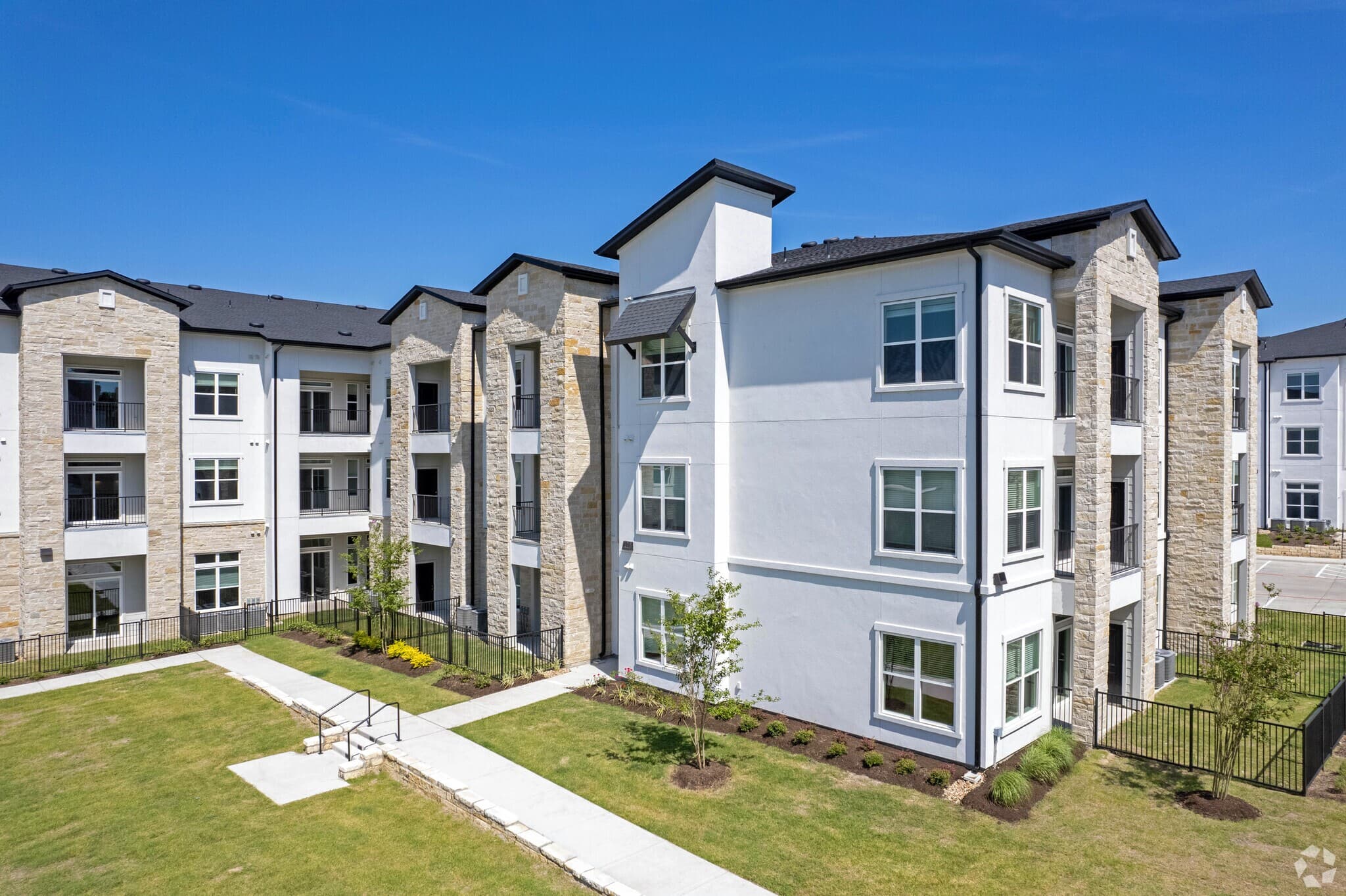 Swimming pool with lounge chairs